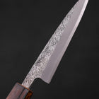 Koyanagi White Steel #2 Nashiji Sumi Urushi Griff 120mm-[Musashi]-[Japan-Küchenmesser]
