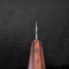 Koyanagi White Steel #2 Nashiji Sumi Urushi Griff 120mm-[Musashi]-[Japan-Küchenmesser]