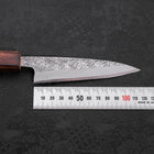 Koyanagi White Steel #2 Nashiji Sumi Urushi Griff 120mm-[Musashi]-[Japan-Küchenmesser]