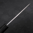 Koyanagi White Steel #2 Kasumi Chokin Nami Buffalo Ebony Handle 110mm-[Musashi]-[Japanese-Kitchen-Knives]