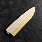 MUSASHI – Magnolienholz Saya-Scheide für Santoku-Messer mit Pin 165/180mm-[Musashi]-[Japan-Küchenmesser]