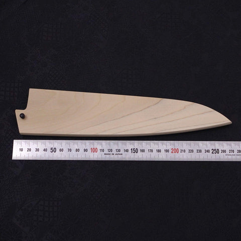 Magnolia Saya Sheath for Gyuto with Pin 210mm (8.3”)-[Musashi]-[Japanese-Kitchen-Knives]