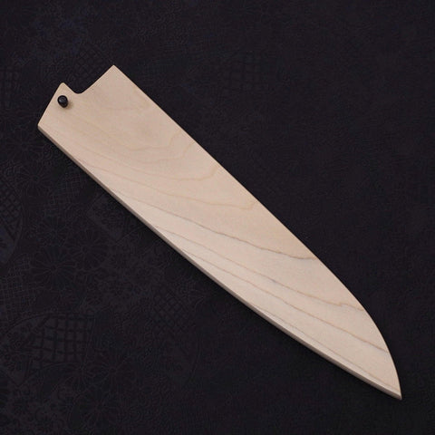 Magnolia Saya Sheath for Gyuto with Pin 210mm (8.3”)-[Musashi]-[Japanese-Kitchen-Knives]