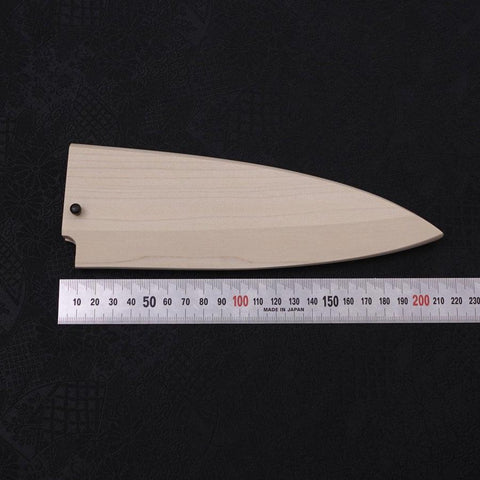 Magnolie Saya Scheide für Deba mit Pin, 165mm-[Musashi]-[Japan-Küchenmesser]