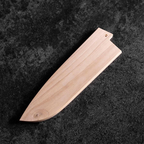 Magnolienholz Saya Scheide für Santoku mit Pin 165mm-[Musashi]-[Japan-Küchenmesser]