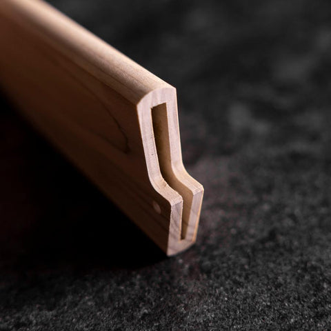 Magnolienholz Saya Scheide für Santoku mit Pin 165mm-[Musashi]-[Japan-Küchenmesser]