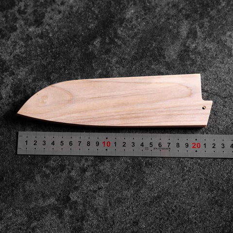 Magnolienholz Saya Scheide für Santoku mit Pin 165mm-[Musashi]-[Japan-Küchenmesser]