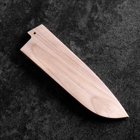 Magnolienholz Saya Scheide für Santoku mit Pin 165mm-[Musashi]-[Japan-Küchenmesser]