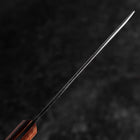Menkiri (Nudelmesser) Blue Steel #2 Kurouchi Brauner Westlicher Griff 330mm-[Musashi]-[Japan-Küchenmesser]