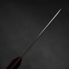 Menkiri (Nudelmesser) Blue Steel #2 Poliert Roter Urushi Griff 300mm-[Musashi]-[Japan-Küchenmesser]