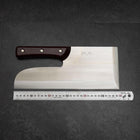Menkiri (Nudelmesser) Blue Steel #2 Poliert Roter Urushi Griff 300mm-[Musashi]-[Japan-Küchenmesser]