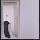 Menkiri (Nudelmesser) Molybdän Poliert Schwarzer Kirschholz Griff 330mm-[Musashi]-[Japan-Küchenmesser]