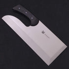 Menkiri (Nudelmesser) Molybdän Poliert Schwarzer Kirschholz Griff 330mm-[Musashi]-[Japan-Küchenmesser]