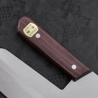Menkiri (Nudelmesser) Molybdän Poliert Walnussholz Griff 300mm-[Musashi]-[Japan-Küchenmesser]
