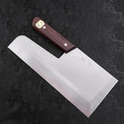 Menkiri (Nudelmesser) Molybdän Poliert Walnussholz Griff 300mm-[Musashi]-[Japan-Küchenmesser]