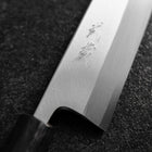 Mioroshi White Steel #2 Kasumi Buffalo Magnolia Handle 180mm (7”)-[Musashi]-[Japanese-Kitchen-Knives]
