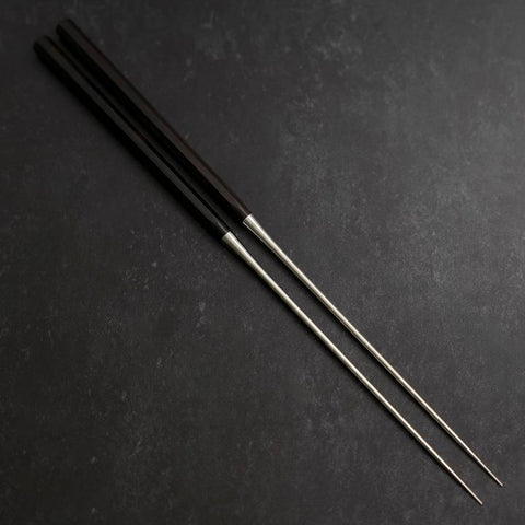 Moribashi Chopsticks Honyaki Stainless Dawn Handle 180mm-[Musashi]-[Japan-Küchenmesser]