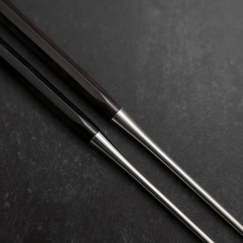 Moribashi Chopsticks Honyaki Stainless Dawn Handle 180mm-[Musashi]-[Japan-Küchenmesser]