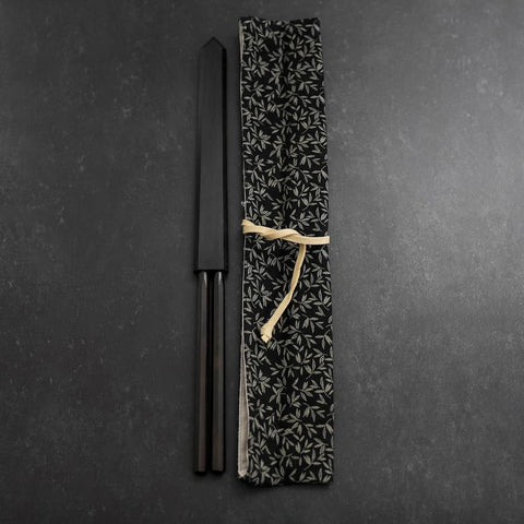 Moribashi Essstäbchen Honyaki Edelstahl Dawn Griff 180mm-[Musashi]-[Japan-Küchenmesser]