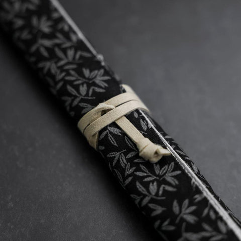 Moribashi Essstäbchen Honyaki Edelstahl Schwarzer Ishime Griff 150mm-[Musashi]-[Japan-Küchenmesser]