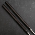 Moribashi Essstäbchen Honyaki Edelstahl Schwarzer Ishime Griff 150mm-[Musashi]-[Japan-Küchenmesser]