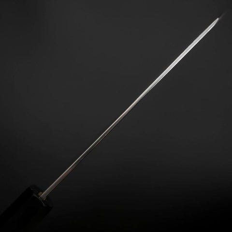 Mukimono Blue Steel #2 Kasumi Büffelhorn und Ebenholz Griff 170mm-[Musashi]-[Japan-Küchenmesser]