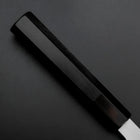 Mukimono Blue Steel #2 Kasumi Büffelhorn und Ebenholz Griff 170mm-[Musashi]-[Japan-Küchenmesser]
