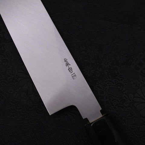 Mukimono White Steel #2, Kasumi Büffelhorn und Magnolie Griff, 180mm-[Musashi]-[Japan-Küchenmesser]