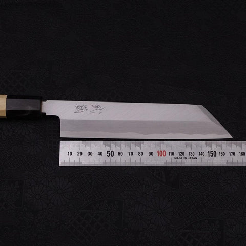 Mukimono White Steel #2 Kasumi Büffelhorn und Magnolienholz Griff 180mm-[Musashi]-[Japan-Küchenmesser]