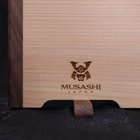 Musashi Cutting Board Hinoki with Stand 390mm×240mm×15mm-[Musashi]-[Japan-Küchenmesser]