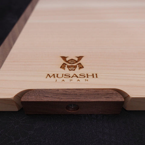 Musashi Cutting Board Hinoki with Stand 390mm×240mm×15mm-[Musashi]-[Japan-Küchenmesser]