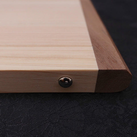 Musashi Cutting Board Hinoki with Stand 390mm×240mm×15mm-[Musashi]-[Japan-Küchenmesser]