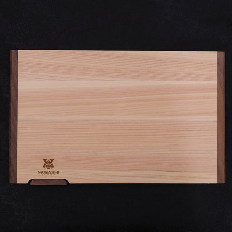 Musashi Cutting Board Hinoki with Stand 390mm×240mm×15mm-[Musashi]-[Japan-Küchenmesser]