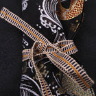 Musashi Japanese Style Kitchen Knife Roll Black Koi 1 Pocket Handmade-[Musashi]-[Japanese-Kitchen-Knives]