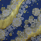 Musashi Japanese Style Kitchen Knife Roll Blue-Golden Sakura River 4 Pockets Handmade-[Musashi]-[Japan-Küchenmesser]