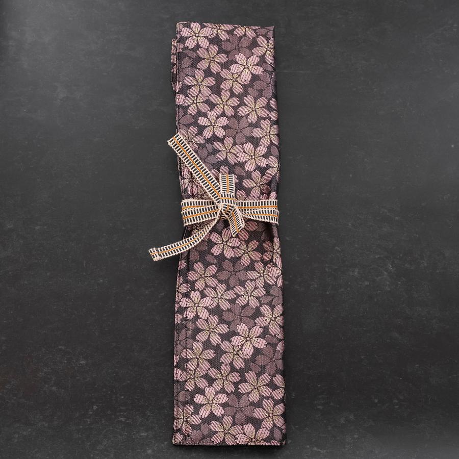 Musashi Japanese Style Kitchen Knife Roll Purple Sakura 1 Pocket Handm ...