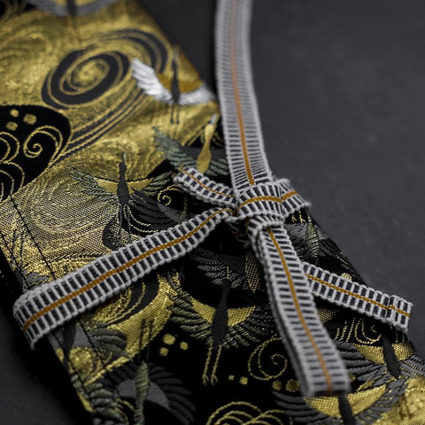 Musashi Japanese Style Kitchen Knife Roll Uzumaki Tsuru-Mai 1 Pockets Handmade-[Musashi]-[Japan-Küchenmesser]