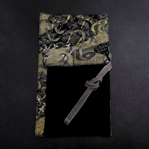 Musashi Japanese Style Kitchen Knife Roll Uzumaki Tsuru-Mai 1 Pockets Handmade-[Musashi]-[Japan-Küchenmesser]