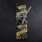 Musashi Japanese Style Kitchen Knife Roll Uzumaki Tsuru-Mai 1 Pockets Handmade-[Musashi]-[Japan-Küchenmesser]