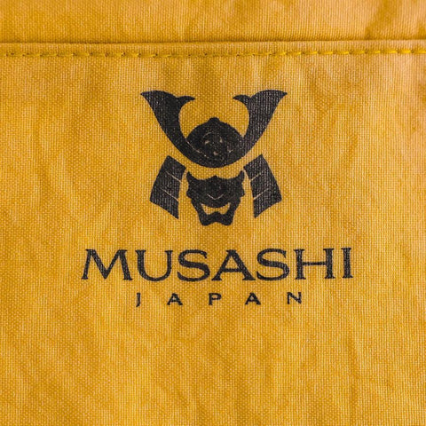Musashi Japanese Style Kitchen Knife Roll Yamagata Kikkamon Black 4 Pockets Handmade-[Musashi]-[Japan-Küchenmesser]