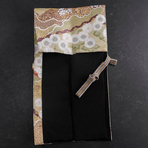 Musashi Japanese Style Kitchen Knife Roll Yamagata Kikkamon Rikyu 1 Pocket Handmade-[Musashi]-[Japan-Küchenmesser]