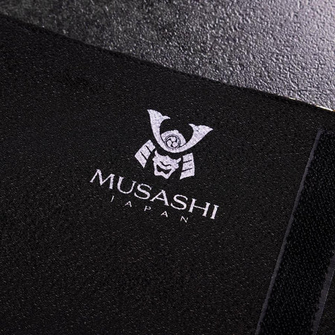 Musashi Japanische Küchenmesser Rolle Blau-Goldener Drache 1 Tasche Handgefertigt-[Musashi]-[Japan-Küchenmesser]