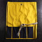 Musashi Japanische Küchenmesser Rolle Blau-Goldener Drache 4 Taschen Handgefertigt-[Musashi]-[Japan-Küchenmesser]
