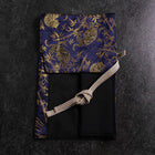 Musashi Japanische Küchenmesser Rolle Blau-Goldener Tiger 1 Tasche Handgefertigt-[Musashi]-[Japan-Küchenmesser]