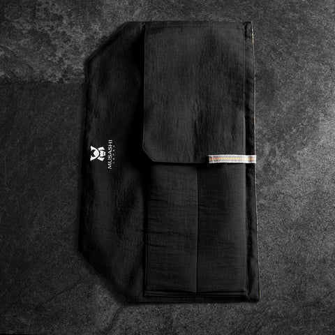 Musashi Japanische Küchenmesser Rolle Blau Goldener Tiger 2 Taschen Handgefertigt-[Musashi]-[Japan-Küchenmesser]