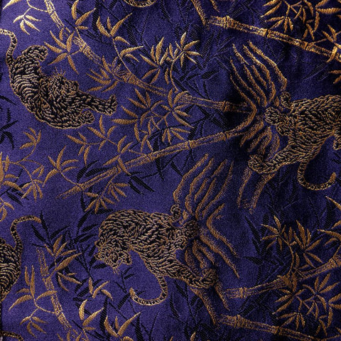 Musashi Japanische Küchenmesser Rolle Blau Goldener Tiger 2 Taschen Handgefertigt-[Musashi]-[Japan-Küchenmesser]