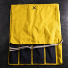 Musashi Japanische Küchenmesser Rolle Blau-Goldener Tiger 4 Taschen Handgefertigt-[Musashi]-[Japan-Küchenmesser]