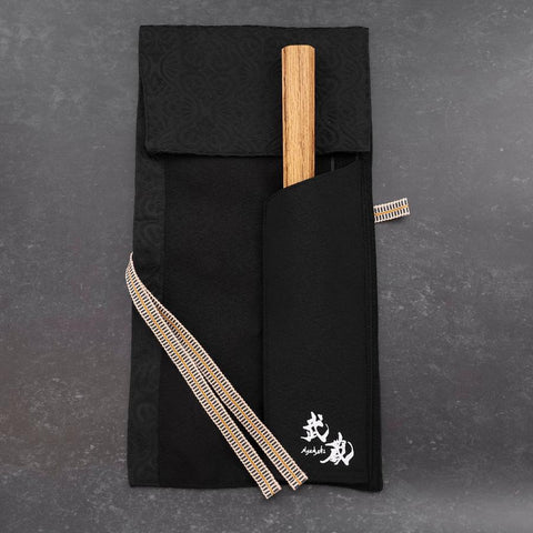 Musashi Japanische Küchenmesser Rolle Schwarz Phönix, 1 Tasche, Handgefertigt-[Musashi]-[Japan-Küchenmesser]