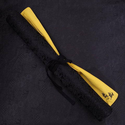 Musashi Japanische Küchenmesser Rolle Schwarz Phönix, 4 Taschen, Handgefertigt-[Musashi]-[Japan-Küchenmesser]