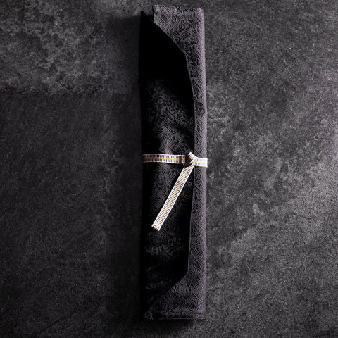 Musashi Japanische Küchenmesser Rolle Schwarzer Phönix 2 Taschen Handgefertigt-[Musashi]-[Japan-Küchenmesser]